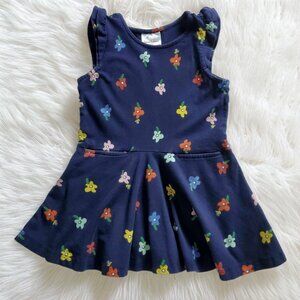 Hanna Andersson Blue Floral Dress Size 100 (US 4)